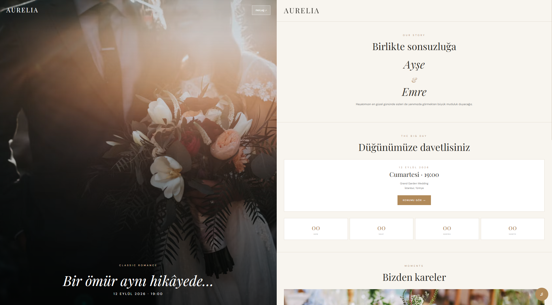 Düğün Davetiye Sitesi