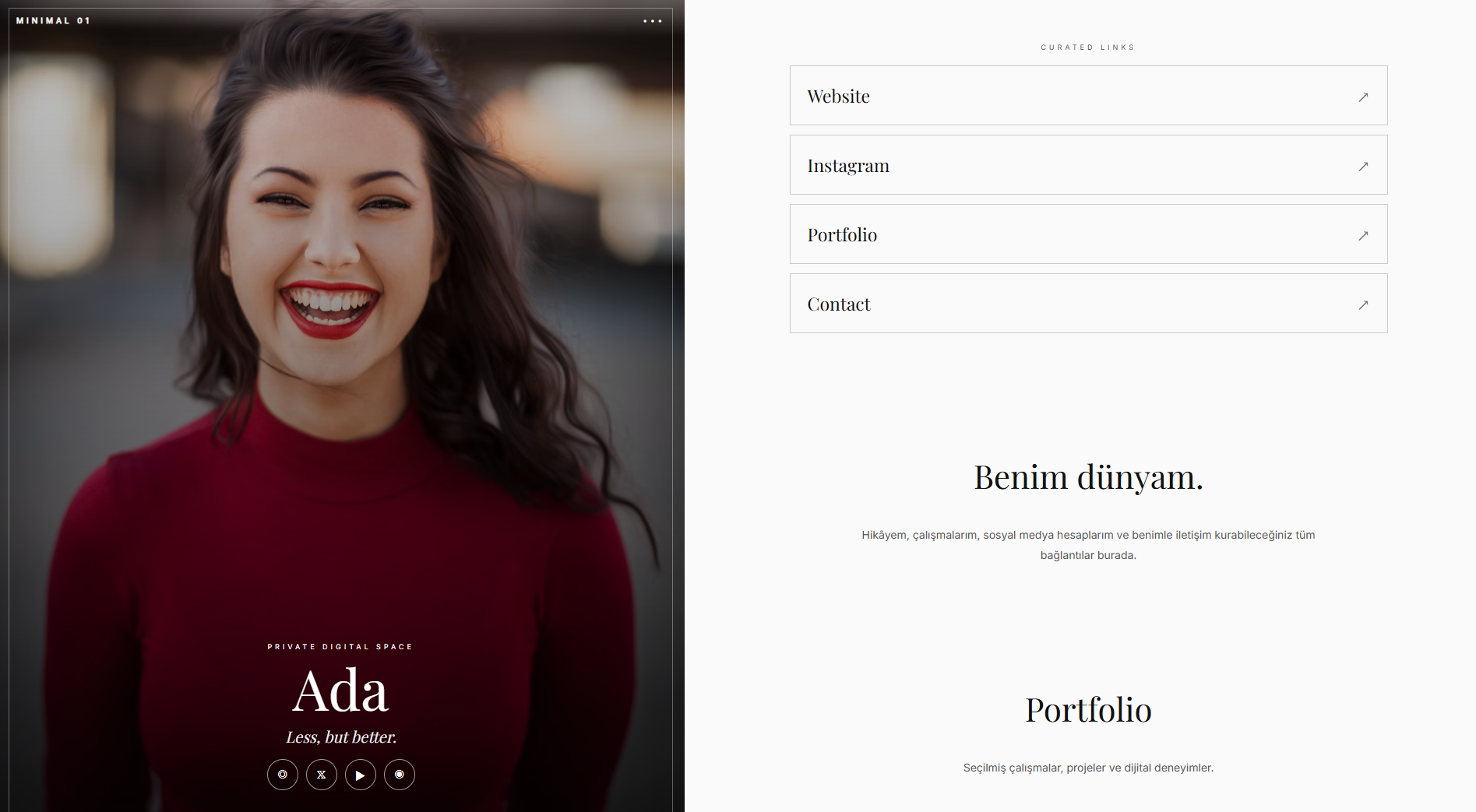 Portfolyo Web Sitesi