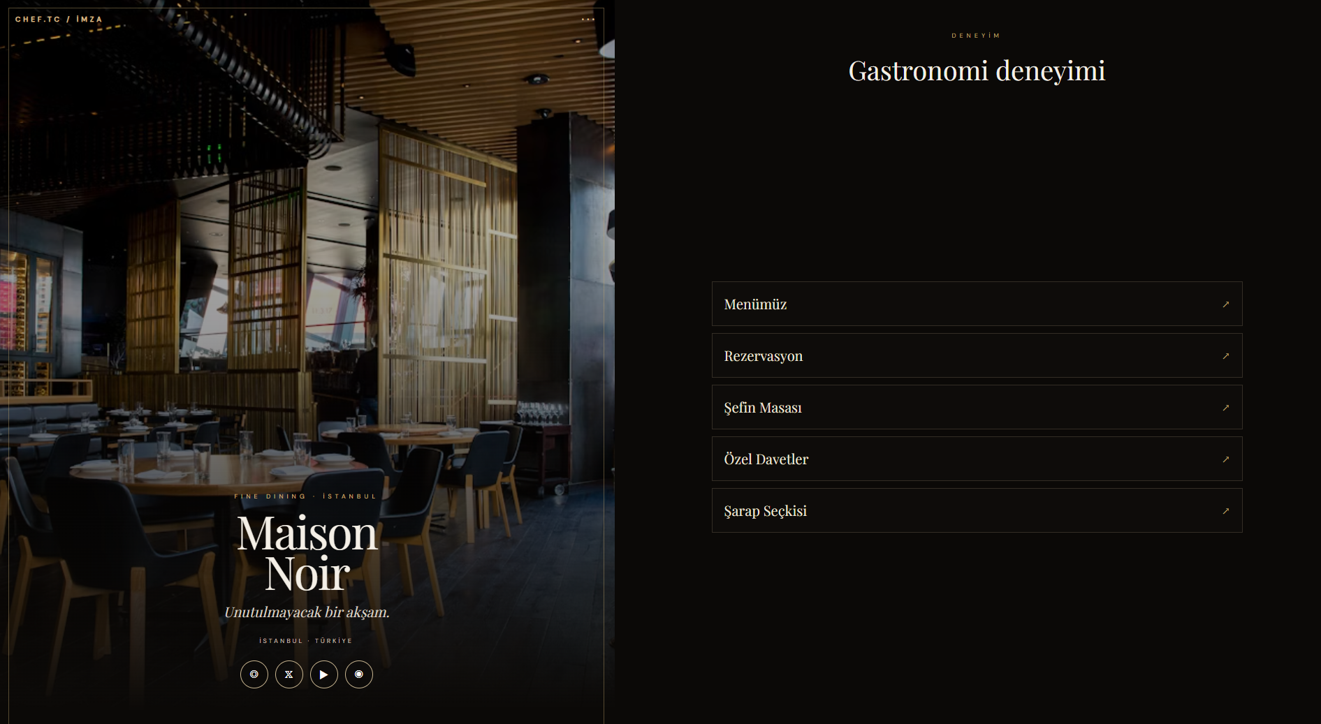 Restoran Web Site - Biolink
